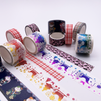 Tape Manufacturer Personal Design Self Adhesive Color Decoration Masking Paper Washi Tape Custom Printed