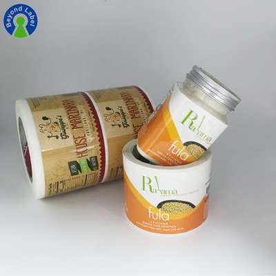 Label of Graded Good Glossy Laminated PVC Sticker for Kitchen Products Bottle Roll Vinyl Adhesive Labels