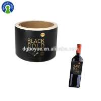 Professinal Manufacturer Printing Adhesive Wine Bottle Label Sticker