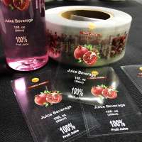 Cheap Cosmetics Private Label with Gold Edging Luxurious Perfume Bottle Labels Stickers